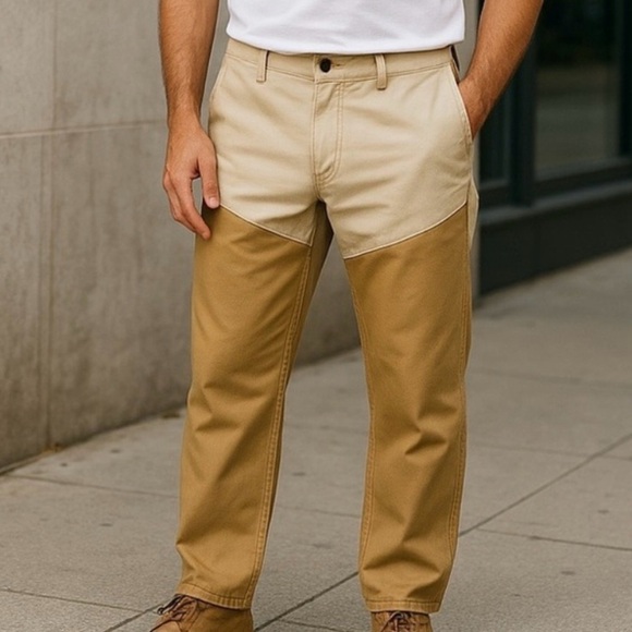 Cabela’s Upland Traditions Pants For Men 32X33.5 Tan/Brown Hunting High Waist - Picture 1 of 11
